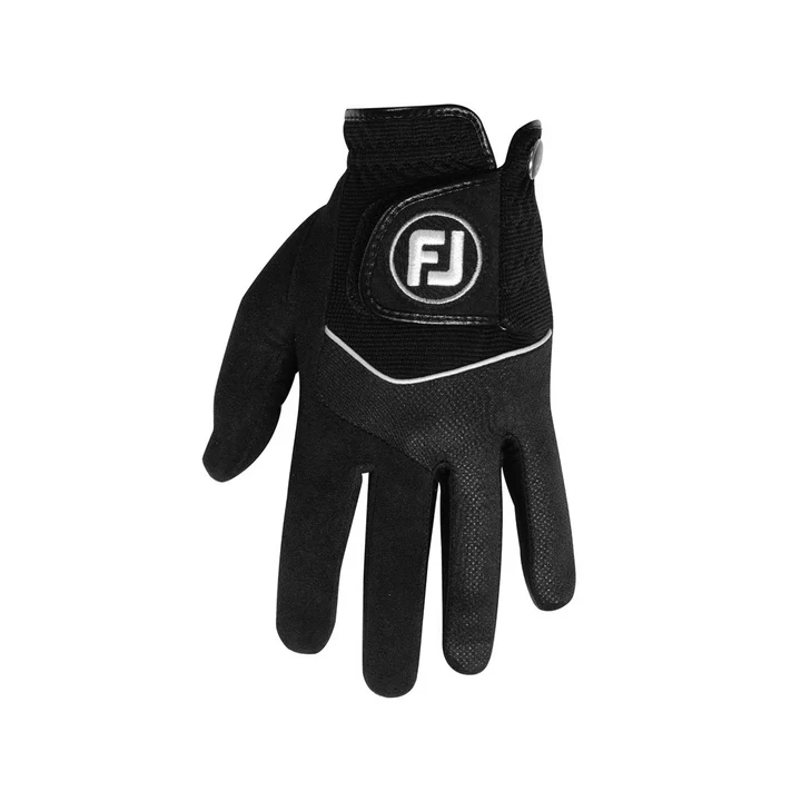 Black FootJoy RainGrip golf glove